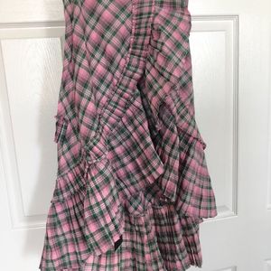 Skirts - Green and pink ruffle skirt Skirts - Green and pink ruffle skirt